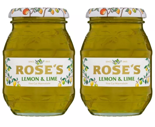 Rose's Lemon & Lime Fine Cut Marmalade 454g  PACK OF 2