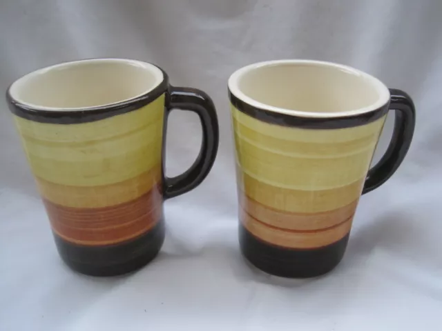 Two "The Little Sydney Pottery" Coffee Mugs Made in Australia