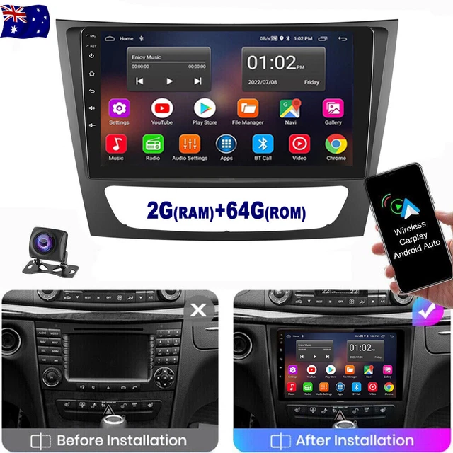 W219 Android FOR MERCEDES-BENZ E-CLASS W211 CLS W219 Android 13 Car Radio Carplay ...