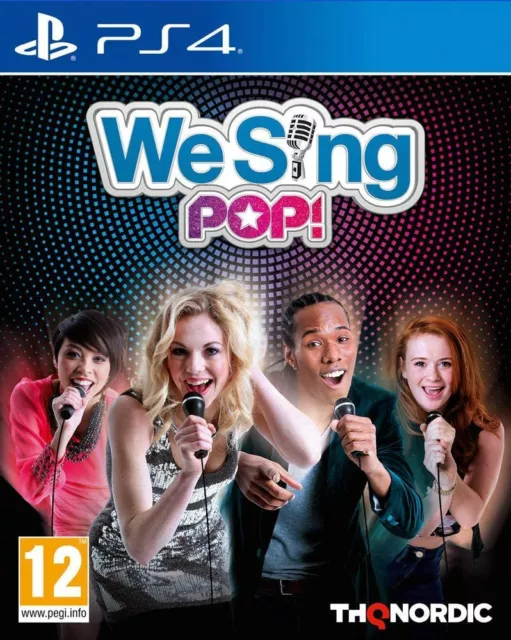 WE SING POP PS4 Karaoke Game Playstation 4 EXCELLENT Condition FAST  Dispatch EUR 28,27 - PicClick IT