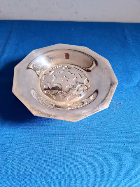 Moule A Beurre En Metal Argente Beurrier De Table Marque Coquillor Octogonal