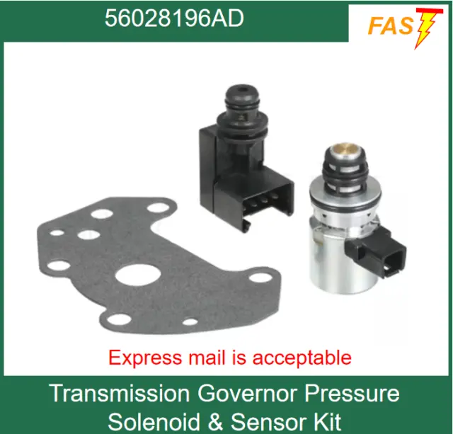 56028196AD Transmission Governor Pressure Solenoid & Sensor Kit FOR Dodge