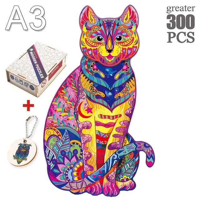 Charming Intellectual Jigsaw Puzzles Kids Adults Creative DIY Craft Brain Game