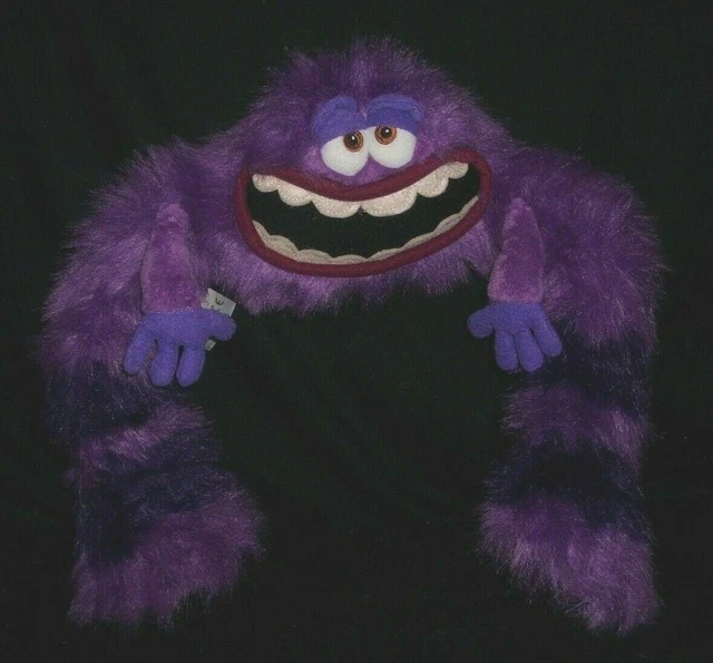 DISNEY STORE MONSTERS University Art Poseable Stuffed Animal Plush Toy