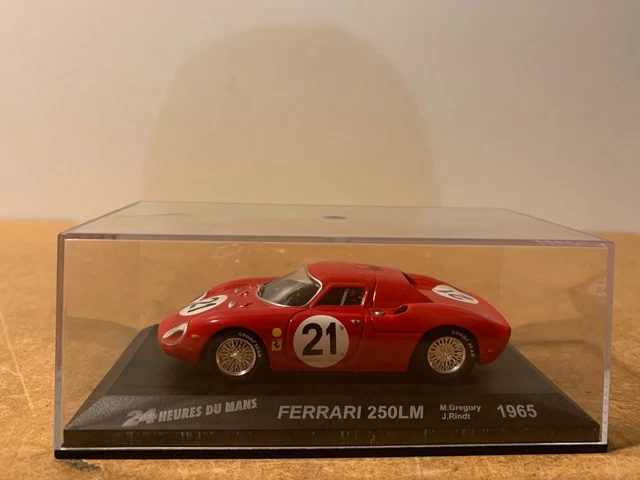 Ferrari 250 LM 24 Heures Du Mans 1965 - Miniature Box 1/43 Avec Boîte (ref 19)