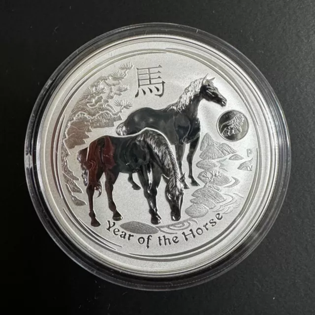 Australia 1 dólar, 2014 Año del caballo. Onza de Plata