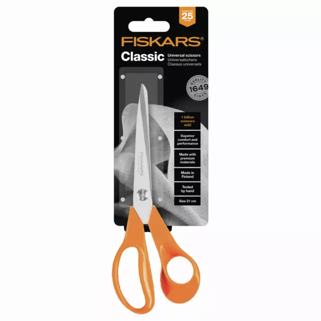 Fiskars Universal Purpose Scissors (8.5"/21Cm) Free P&P