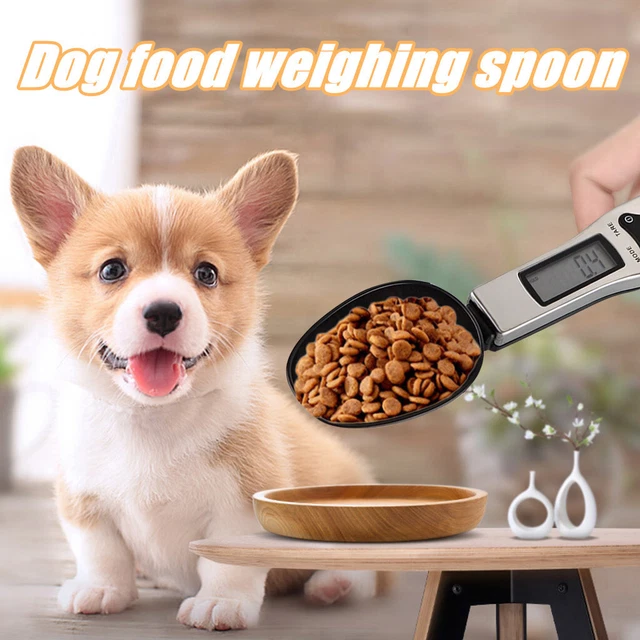Pet Food Measuring Scoop  Cup Dog Cat Feeding Bowl Kitchen Spoon Portable