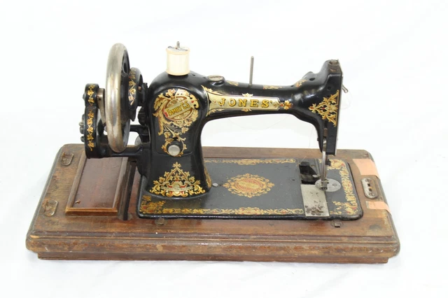 F Antique Jones Family C.S Sewing Machine.