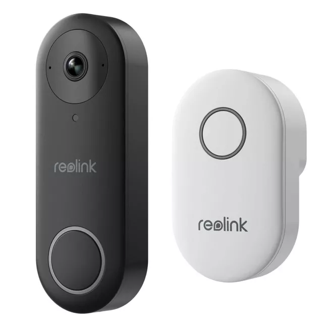 Reolink Video Doorbell PoE intelligente 2K+ 5 MP Video-Türklingel mit Gong