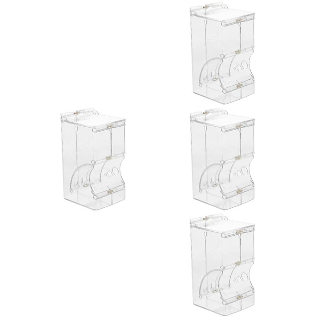 4pcs animal de compagnie en acrylique Bunny Automatic Water Bowl Household Rat
