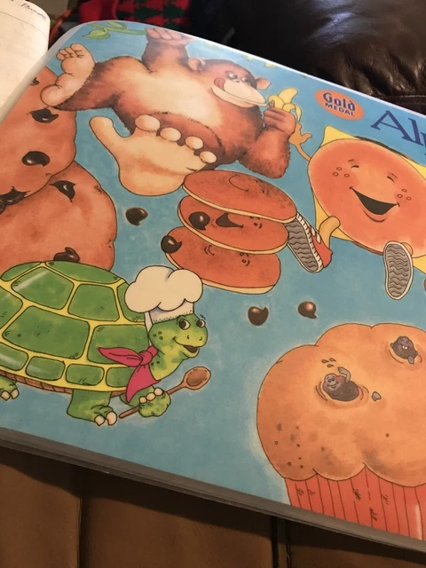 Vintage Gold Medal Alpha-Bakery General Mills Vinyl Activity Placemat 1988 3