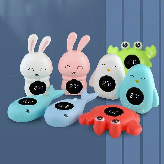 LED-Anzeige Temperatur tester Karikatur Dusch wasser thermometer  Baby