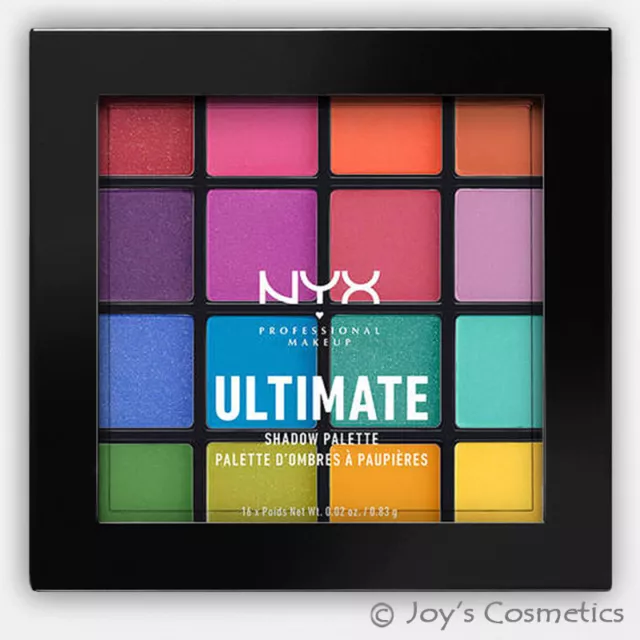 1 NYX Ultimate Sombra Paleta Sombra de Ojos" USP04 - Brillo" Joy's Cosméticos