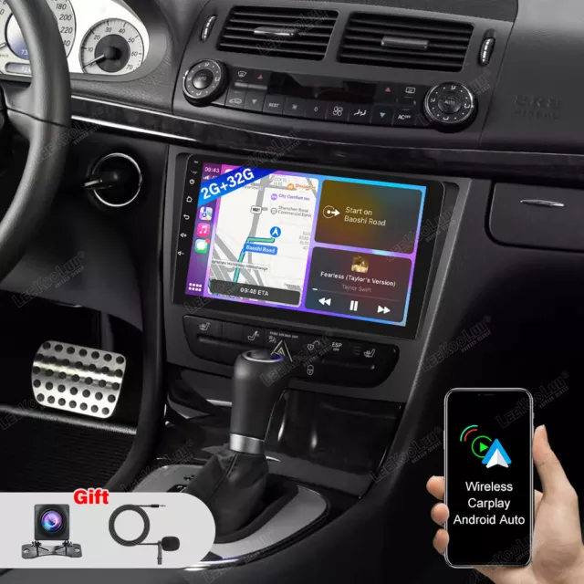 Apple Carplay Android Autoradio GPS Navi Für Mercedes Benz CLS E-Class W211 W219