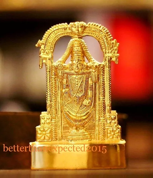 Tirupathi Balaji Krishna Venkateshwara Vishnu Ashtadhatu Statue Idol Tirupati