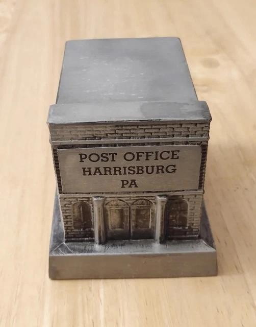 VINTAGE 1974 HARRISBURG PA Post Office Souvenir Rare Still Bank