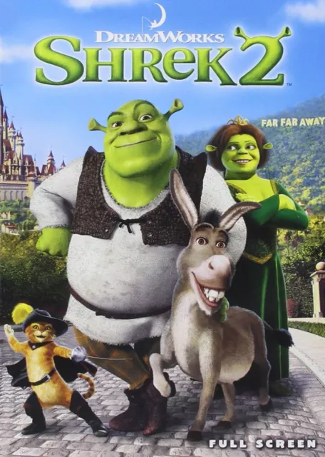 Shrek 2 Full Screen Edition (DVD) (VG) (Complete w/Case)