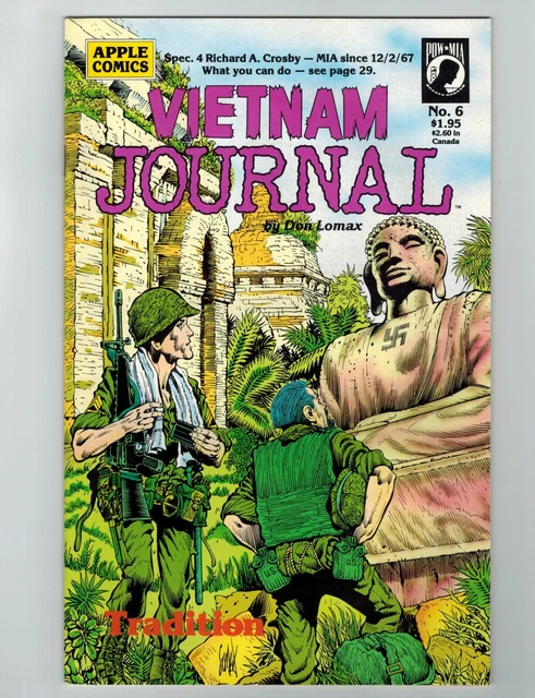 Vietnam Journal #6 Comic Book September 1988 Apple Comics