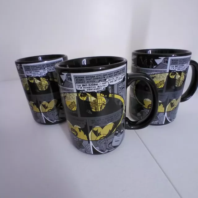 3 - 2019 Zak Designs Black Mug Batman Gotham Sky Bat-Signal