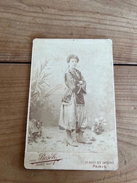 PHOTO ANCIENNE FORMAT cabinet N264 enfant rené boivin EUR