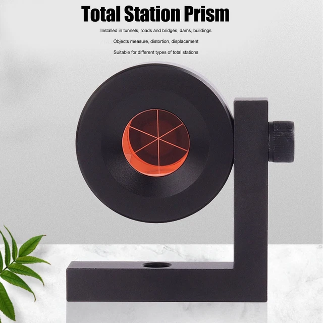 Total Station Prism 90 Degree Right Angle Mini L Bar Levels Surveying Equipment