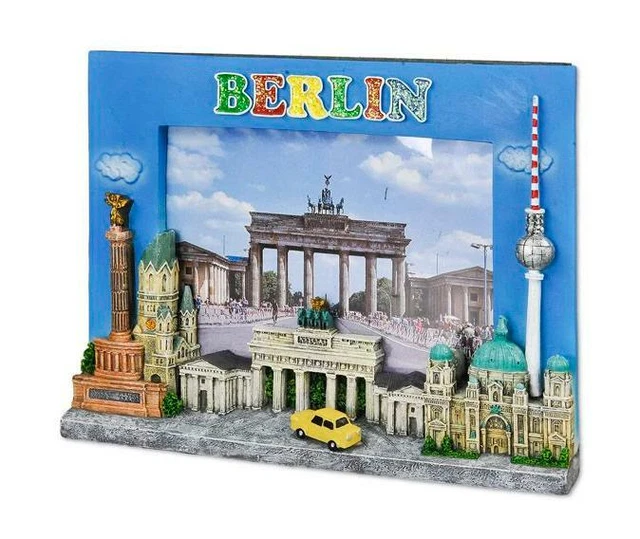Germany Frame BERLIN PICTURE FRAME Poly 19 CM Souvenir Germany Dom Church Gate ...