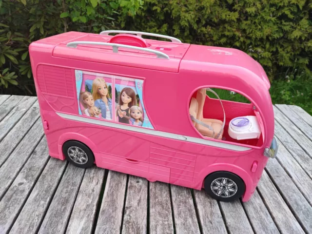 Barbie Super Ferie Camper Pop-Up Camper Cjt42 3