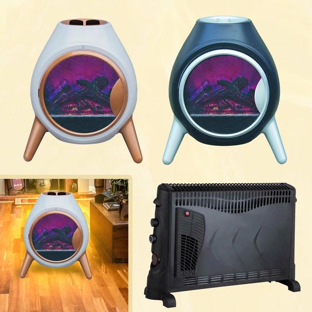 KINGAVON ELECTRIC FIRE Black 1800W Virtual Flame Effect Winter Heating Warm  Cosy £254.99 - PicClick UK