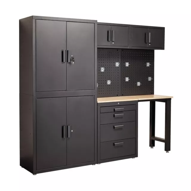 Draper Single Garage Workstation, Workshop Workbench Cabinet Drawers Unit 44009