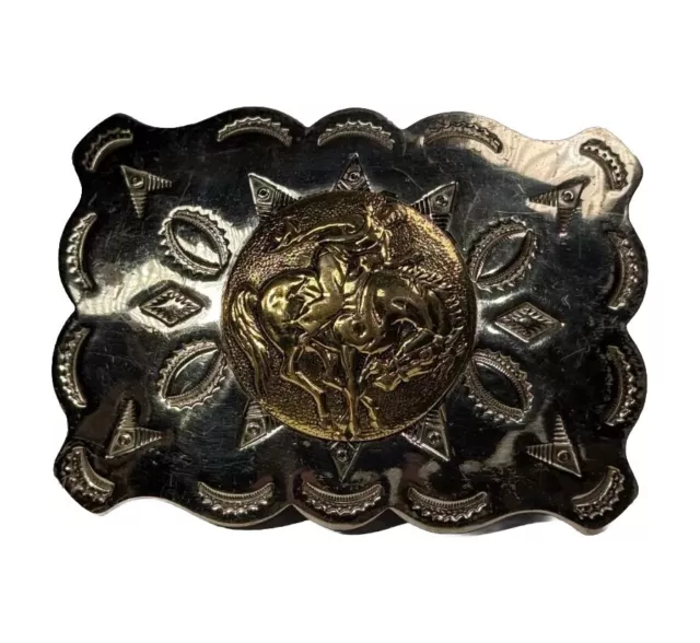 Colossal Vintage Navajo Broncos Native American Jewelry Silver Football Ketoh Watch Bracelet Colossal Vintage Navajo Broncos Native American Jewelry Silver Football Ketoh Watch Bracelet