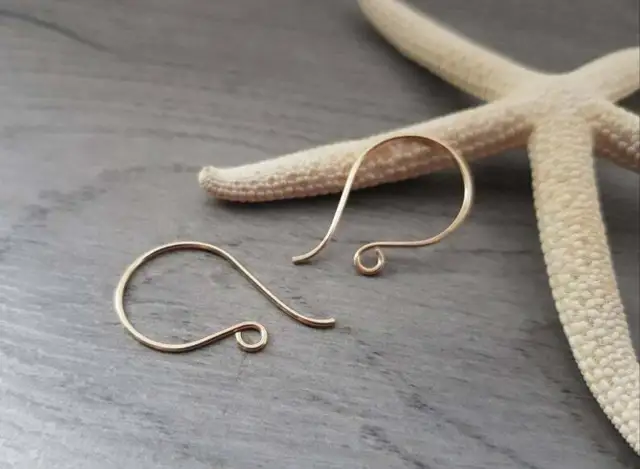 14k Gold Filled French Ear Wires | HANDMADE TO ORDER | 1/5/10 Pairs | VEGA