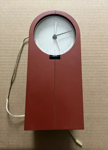 STARCK ALESSI COO COO RADIO CLOCK vintage retro Philipe Starck 1996 brown