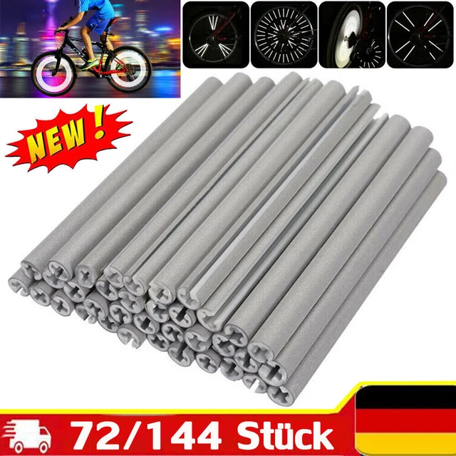 CUVZORA Fahrradbeleuchtung Set - 10 STVZO Reflektoren Für Speichen & Rahmen - 360° Sichtbarkeit