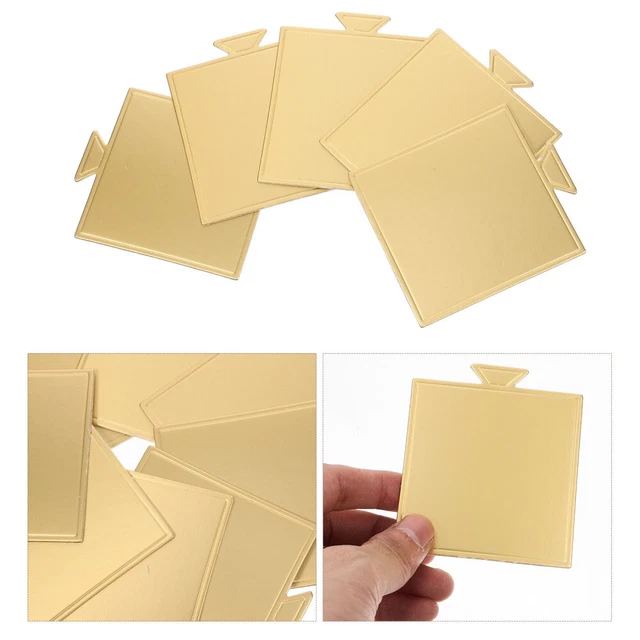 100 fogli pavimento torta tavolette torte in cartone supporto inferiore vassoi monouso