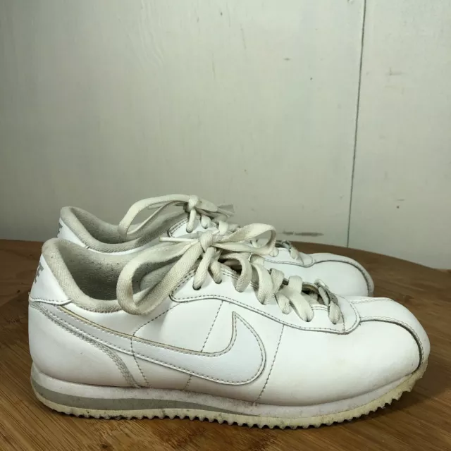 Nike Shoes Womens 6 Classic Cortez White Leather Sneakers Casual Lifestyle