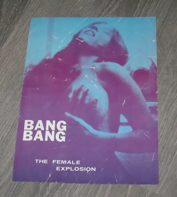 BANG BANG The FEMALE EXPLOSION PROMO MOVIE PRESSBOOK 70's SEXPLOITATION