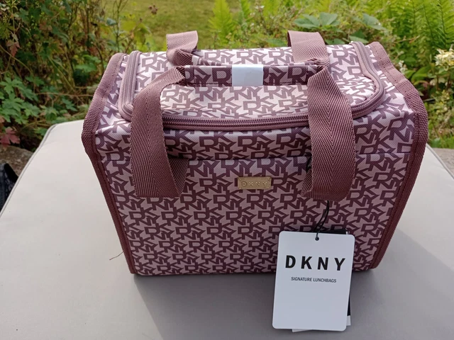 DKNY LARGE INSULATED Water Resistant Lunch Cool Bag Tote Rose New RRP 110 26.99 PicClick UK