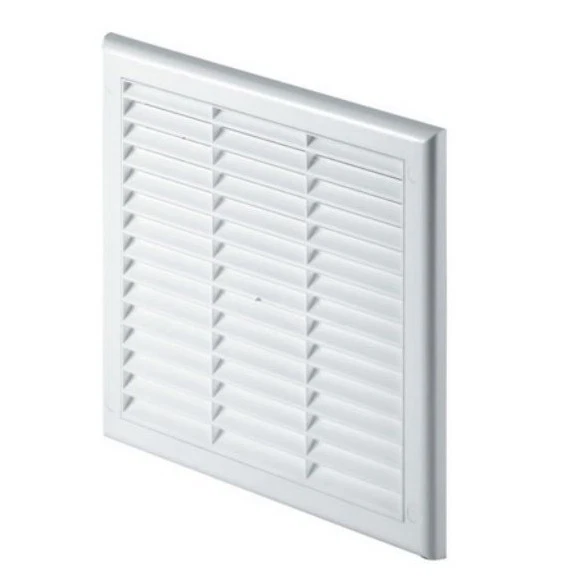 Stainless Steel Air Vent Grille 300mm X 200mm With Fly Screen - Flat Duct Cover By Prostko Ltd