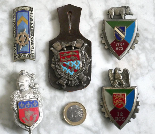 Lot De 5 Insignes Vintage - Permis De Chasse Et De Pêche NJ - Pinback