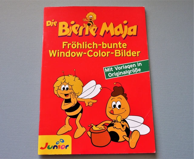 DIE BIENE MAJA Fröhlich-bunte Window-Color-Bilder mit Vorlagen Heft ...