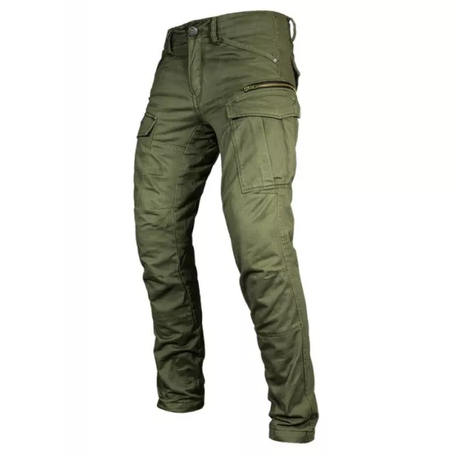 John Doe Cargo Stroker Men olive XTM W36 L30 Motorradjeans Cargohose Aramid