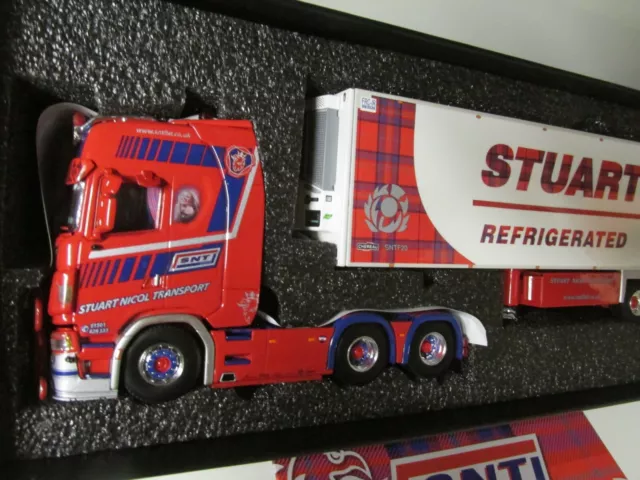 Wsi Scania S H/Line + Fridge Trailer -Snt - Ltd Edition - 1:50 Scale