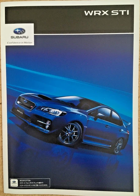 Brochure Catalog Subaru WRX STI VAB AWD Boxer Engine EJ20 2014 Japan