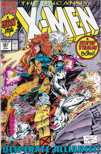 THE UNCANNY X-MEN Vol. 1 #281 October 1991 MARVEL Comics - Sentinels