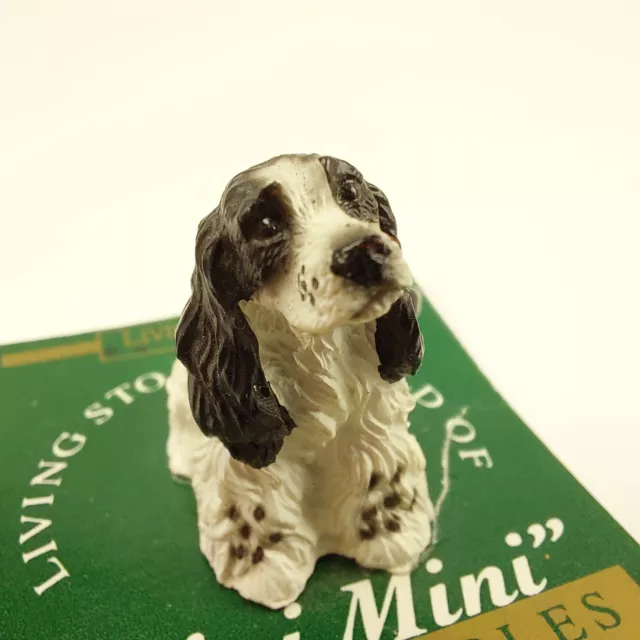 Living Stone Springer Spaniel Miniature Collectible Figurine "Mini Mini"