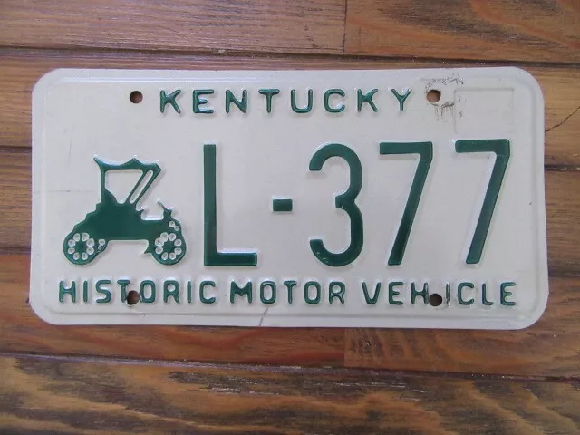 Kentucky Antique Auto license plate