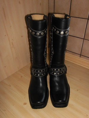 SANCHO BIKER BOOTS Leder Boots Rocker 