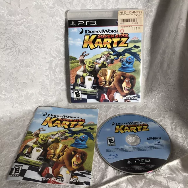 DreamWorks Super Star Kartz (PlayStation 3, 2011) PS3 Complete Tested Working