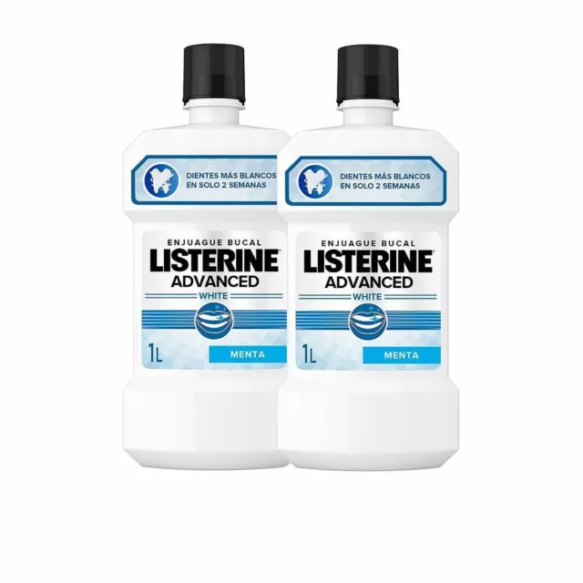 Enjuague Bucal Listerine Advanced White Blanqueante [2 x 1 L]